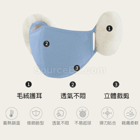 Customization Ear-Flap Half Face Mask Corporate Gifts