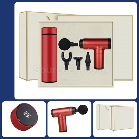 Customization Fascia Massager Gun And Thermal Cup Gift Set Corporate Gifts