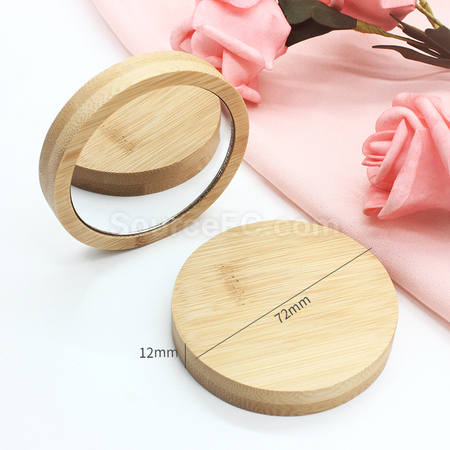 Customization Bamboo Wood Mirror Corporate Gifts