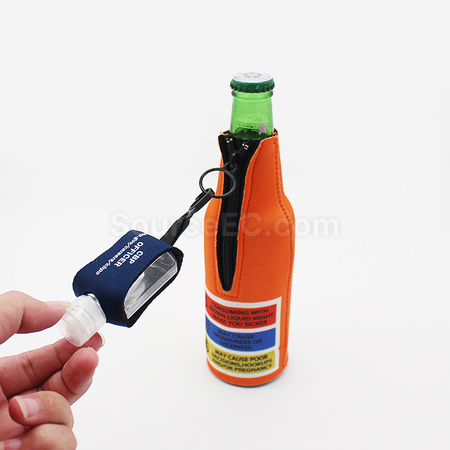 Customization Portable Hand Sanitizer with Neoprene Cover Corporate Gifts