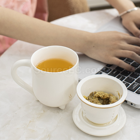 Customization Zhaocai Cat Tea Cup Corporate Gifts