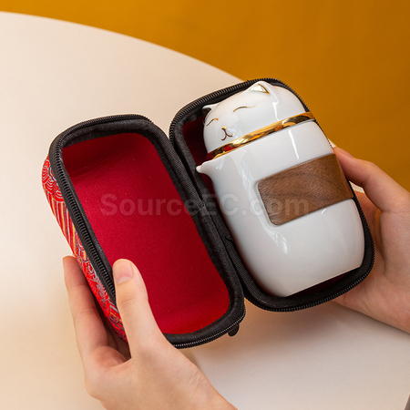 Customization Zhaocai Cat Tea Cup Corporate Gifts