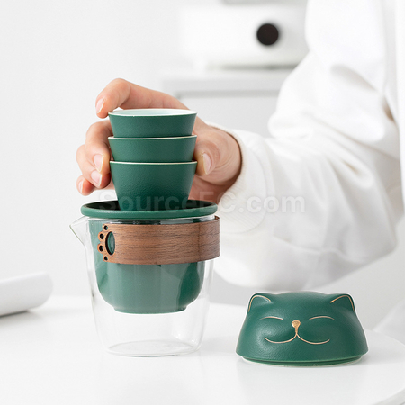 Customization Zhaocai Cat Tea Cup Corporate Gifts