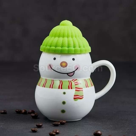 Customization Christmas Cap Mug Corporate Gifts