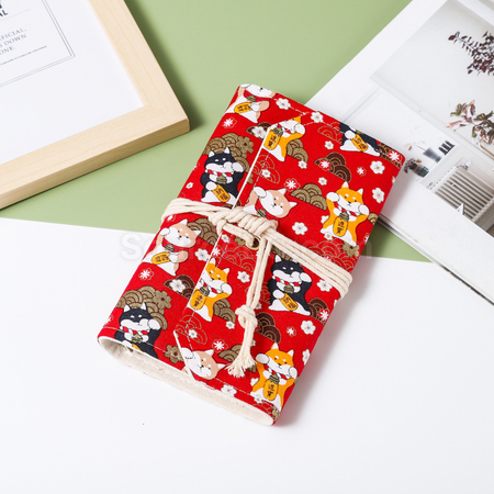 Customization Vintage Loose-leaf Notebook with Fabric Cover Corporate Gifts