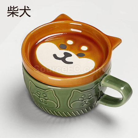 Customization Kawaii Japanese Mug with Lid Corporate Gifts