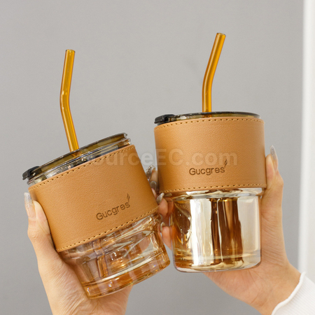 Customization Glass Coffee Cup Corporate Gifts