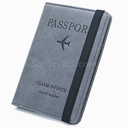Customization Pu RFID Passport Case Corporate Gifts