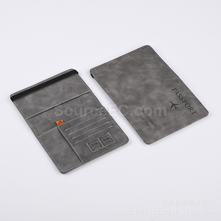 Customization Pu RFID Passport Case Corporate Gifts