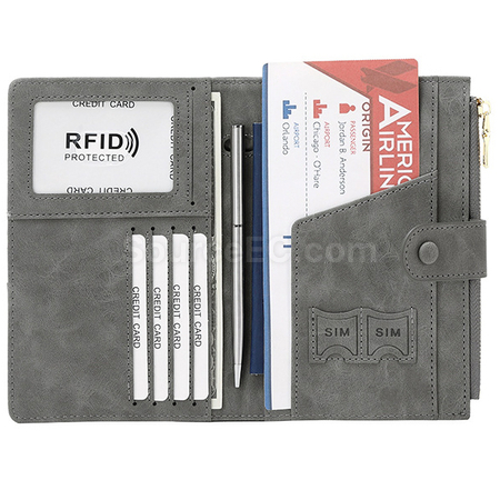 Customization Pu RFID Passport Case Corporate Gifts