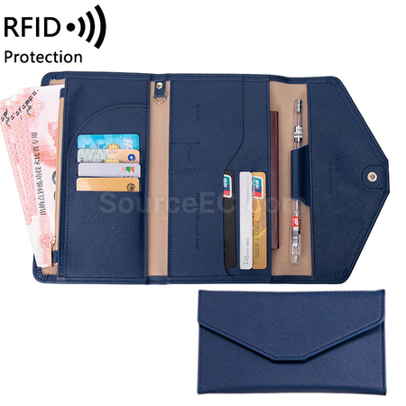 Customization Pu RFID Passport Case Corporate Gifts