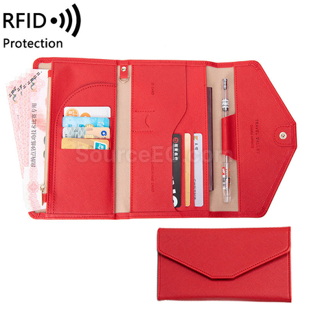 Customization Pu RFID Passport Case Corporate Gifts