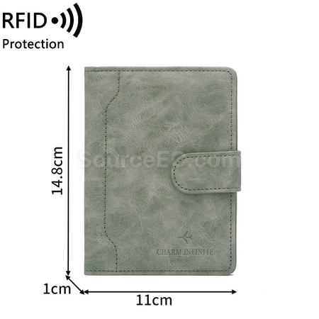 Customization Pu RFID Passport Case Corporate Gifts