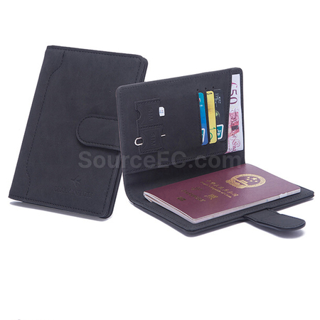 Customization Pu RFID Passport Case Corporate Gifts