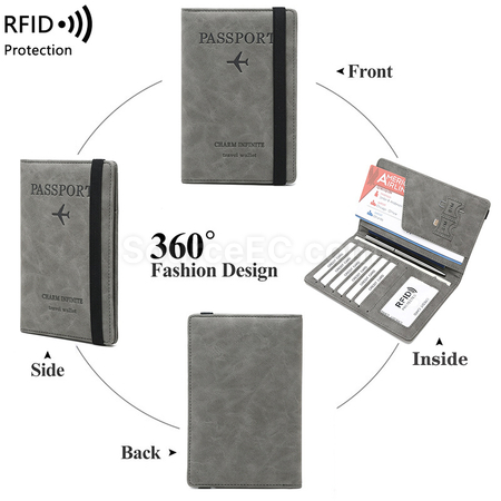 Customization Pu RFID Passport Case Corporate Gifts