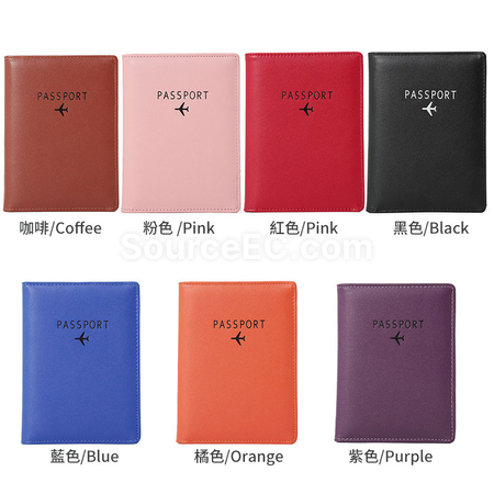 Customization Pu RFID Passport Case Corporate Gifts