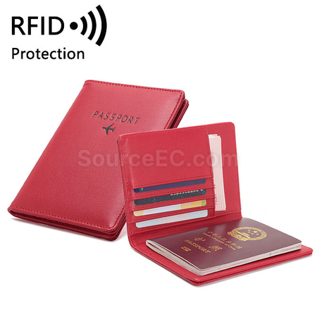 Customization Pu RFID Passport Case Corporate Gifts