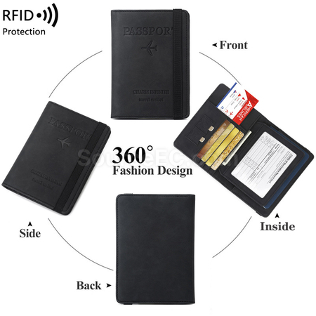 Customization Pu RFID Passport Case Corporate Gifts