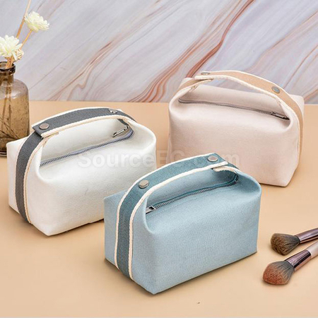 Customization Portable Travel Canvas Cosmetic Bag Corporate Gifts