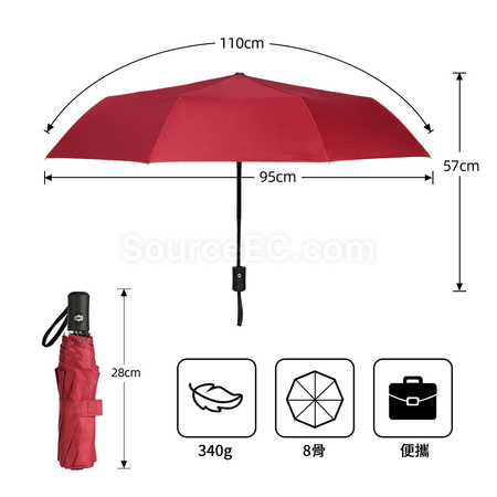 Customization Fan Umbrella Gift Set Corporate Gifts