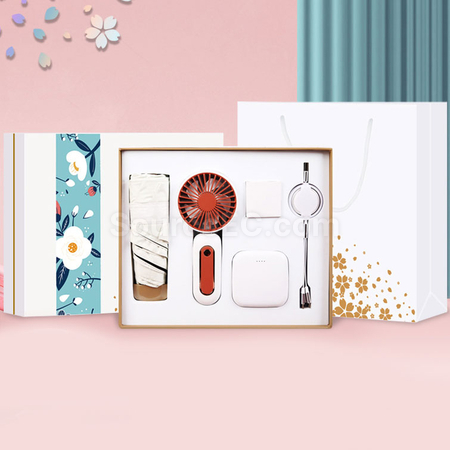 Customization Umbrella And Fan Business Gift Set Corporate Gifts