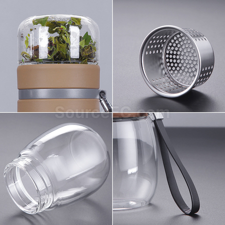 Customization Tea Making Glass Cup Corporate Gifts