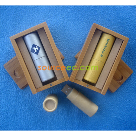 Customization Recycled Paper USB Flash Memory  Corporate Gifts