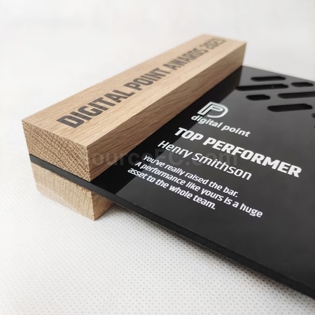 Customization Wooden Acrylic Trophy Corporate Gifts
