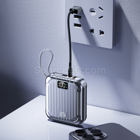 Customization 10000mAh Power Bank with Charge Cable Corporate Gifts