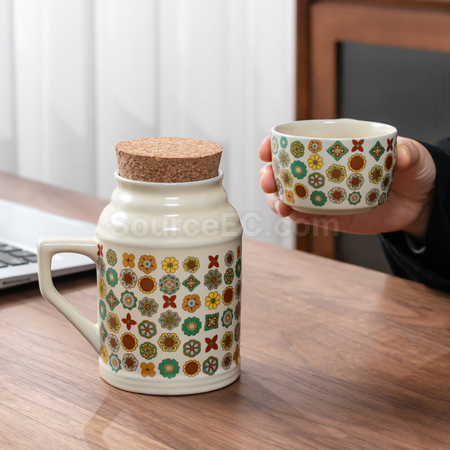 Customization Large Capacity Ceramic Thermal Mug Corporate Gifts