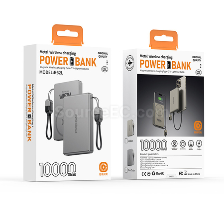 Customization 3C Certified Magnetic Wireless Power Bank Corporate Gifts