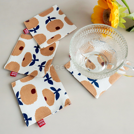 Customization Cotton Coasters Corporate Gifts