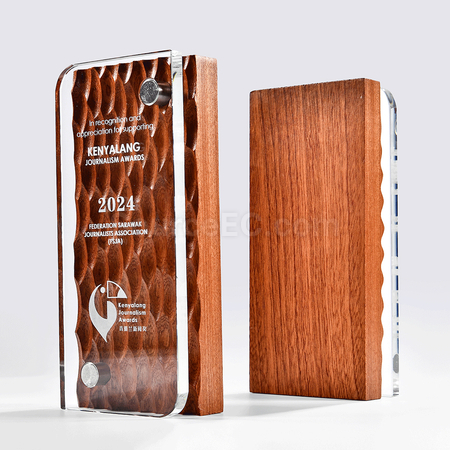 Customization Wood Crystal Trophy Corporate Gifts