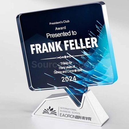Customization Crystal & Metal Trophy Corporate Gifts