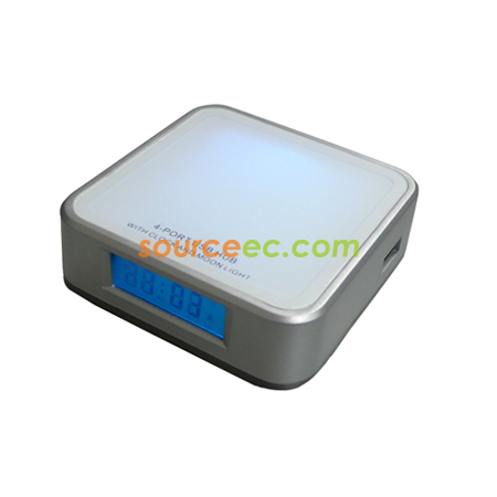Customization Light-Clock 2-in-1 USB Hub Corporate Gifts