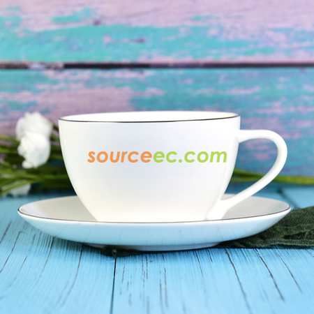 Customization 300ML Elegant Ceramic Mug Corporate Gifts