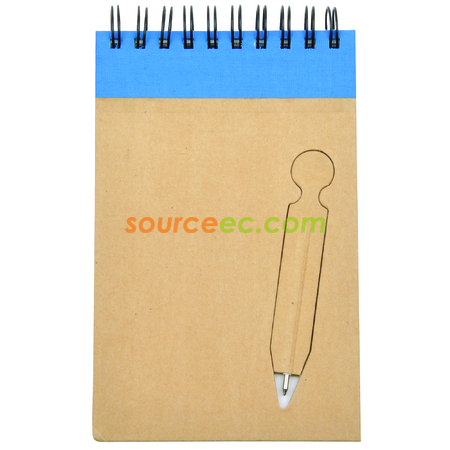 Customization Recycled Notebook With Ball Pen Corporate Gifts