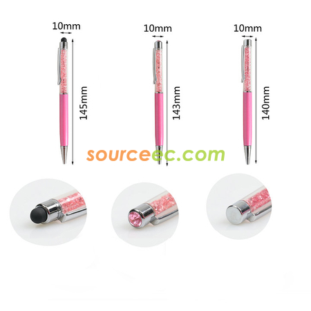 Crystal Pen With Stylus