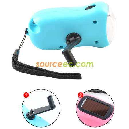Customization Green Solar Flashlight Corporate Gifts
