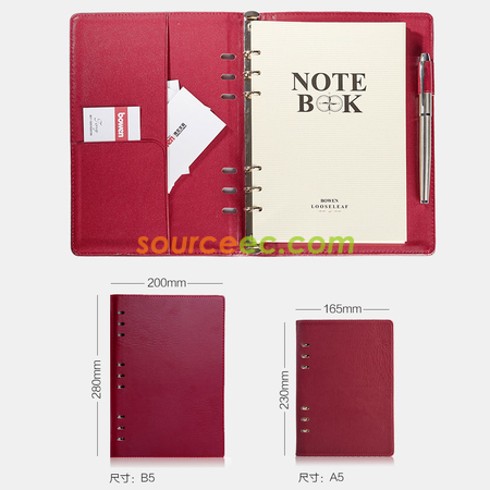 Customization  Leather Notebook Corporate Gifts