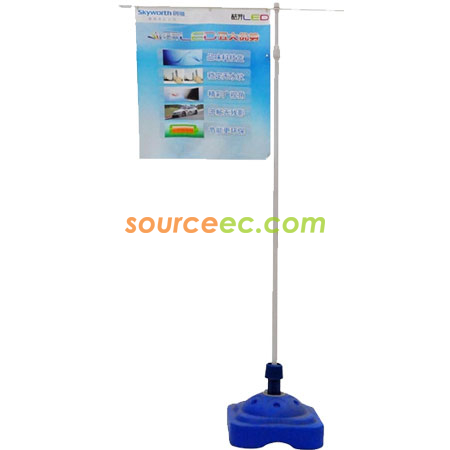 Outdoor promotion flagpole