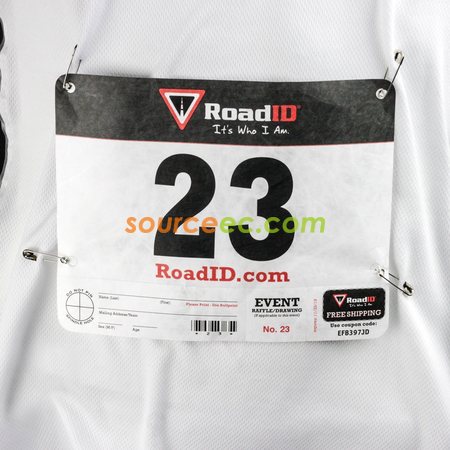 Customization Bib Race Number Corporate Gifts