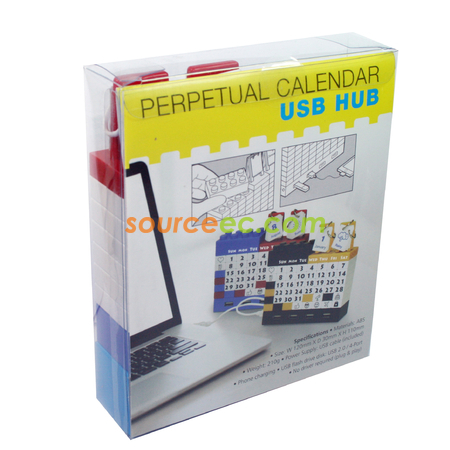 Customization Gattola Perpetual Calendar Usb Hub Corporate Gifts