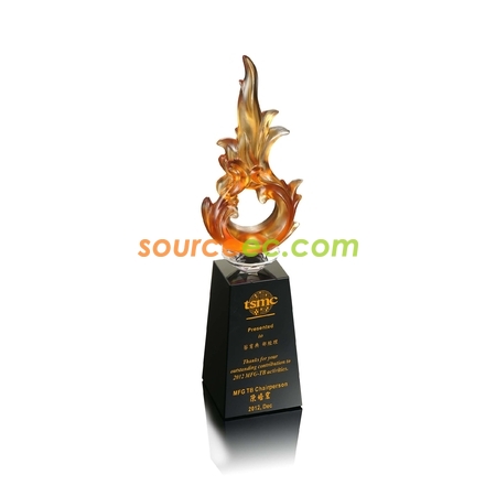 CrystalColored Glaze Crystal Trophies