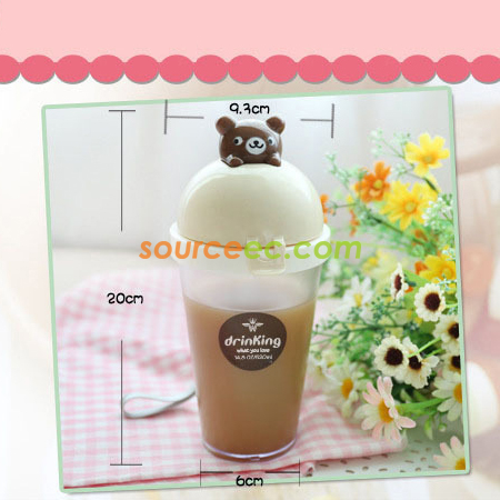 Customization 420ML Ice Cream Animal Cup Corporate Gifts