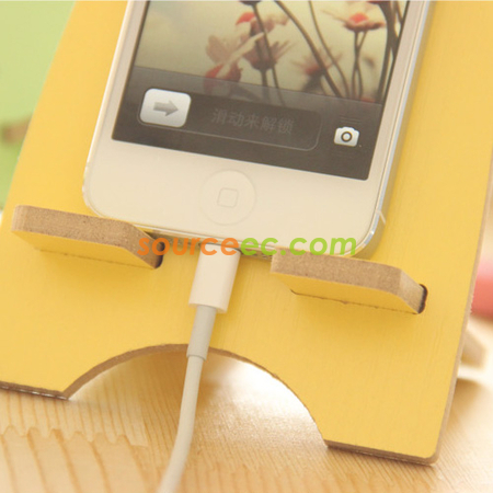 Customization Wooden Rabbit Mobile Phone Holder Corporate Gifts