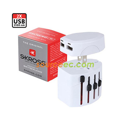 SKROSS World Travel Adapter EVO USB