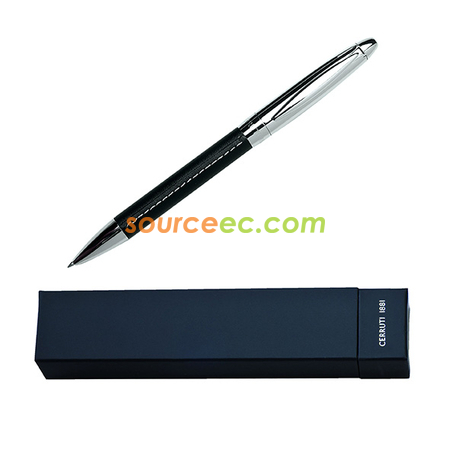 Customization Cerruti 1881 - Sellier Leather - Ballpoint Pen Corporate Gifts