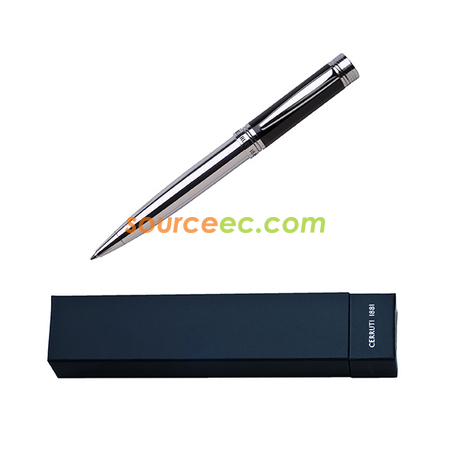 Cerruti 1881 Zoom Black Ballpoint Pen