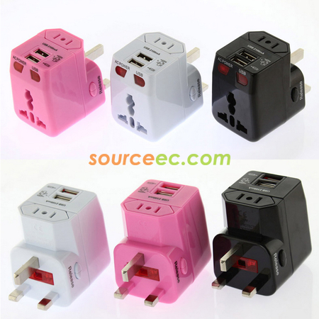 Customization Multinational USB Adaptor Corporate Gifts